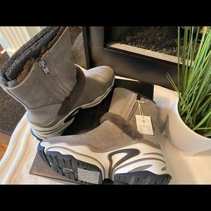 ✨NEW✨ASH BLAKE SHEARING HIGH TOP SNEAKER BOOTIES